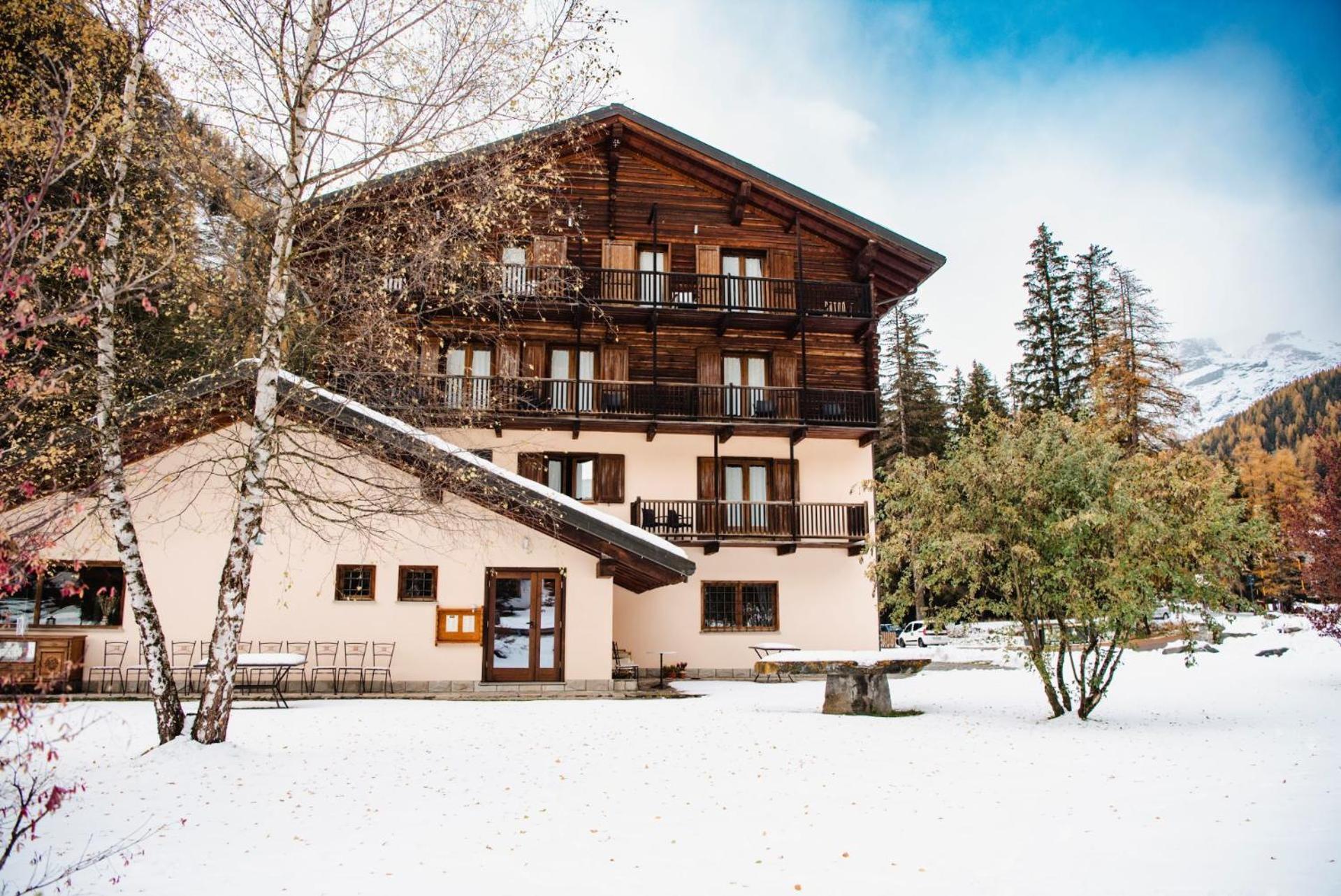 Alpine Forest Hotel Champoluc Bagian luar foto